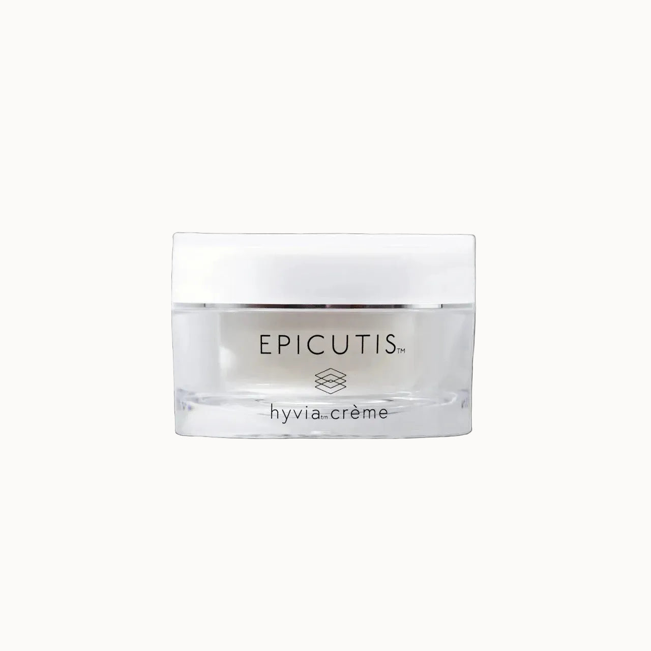 Epicutis hyvia®çère cream jar on a white background